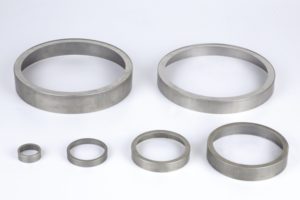 Deep drawn stamping ring for motor