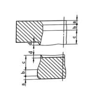 section of the punched part