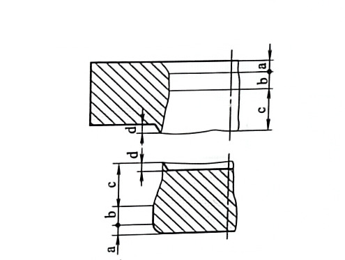 section of the punched part