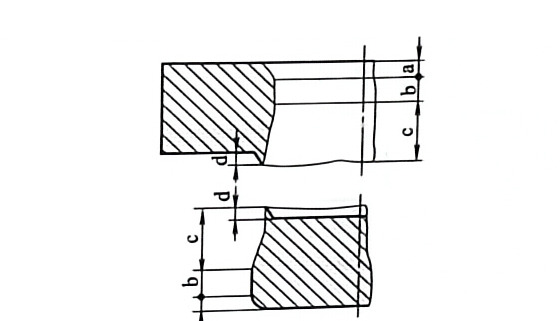 section of the punched part